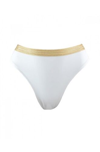 Ψηλόμεσο μαγιό slip Rock Club - Mix and Match - Barazil Λευκό