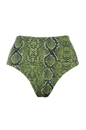 Ψηλόμεσο μαγιό slip Rock Club - Snake print - Mix and Match - Κανονικό