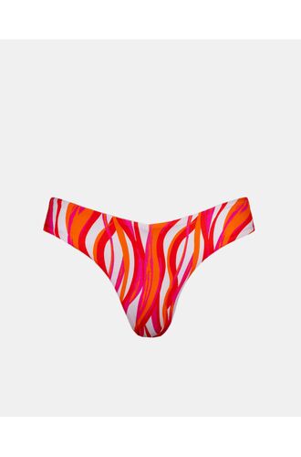 Γυναικείο Μαγιό Brazil slip Rock Club - Ψηλό κόψιμο - Waves - Χωρίς ραφές - Regular Fit - Lycra