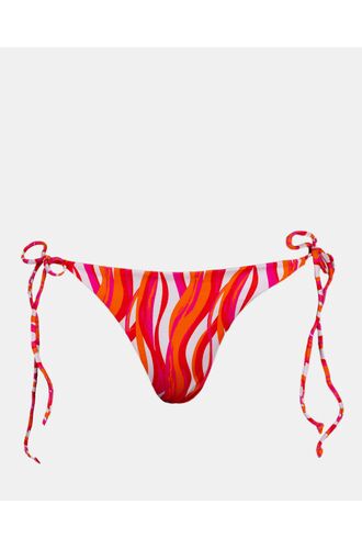 Γυναικείο Μαγιό σλιπ Rock Club - Waves Print - Mε κορδόνι - Μπικίνι Κανονικό - Regular Fit - Lycra
