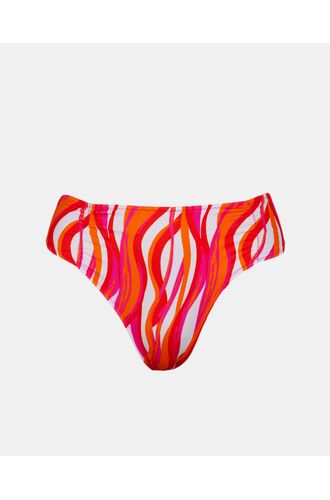 Γυναικείο Μαγιό slip Rock Club - Waves Print - Μπικίνι με σούρες - Regular Fit - Lycra