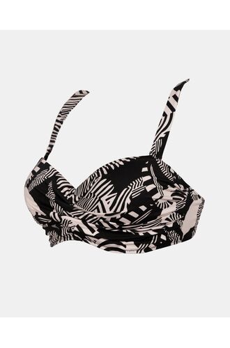 Γυναικείο Μαγιό Σουτιέν Strapless Rock Club Macacao - Κρουαζέ Bikini - Regular Fit - Lycra - Cup D