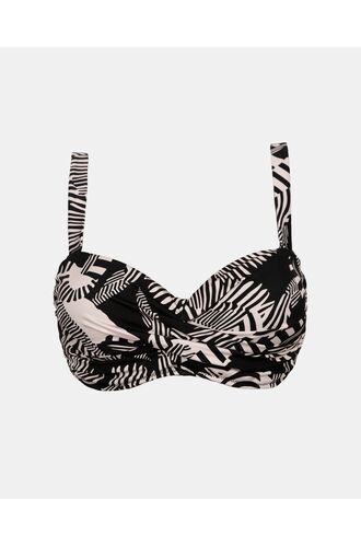 Γυναικείο Μαγιό Σουτιέν Strapless Rock Club Macacao - Κρουαζέ Bikini - Regular Fit - Lycra - Cup D