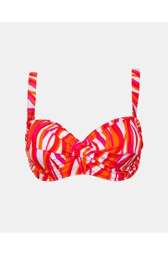 Γυναικείο Μαγιό Σουτιέν Strapless Rock Club Waves - Κρουαζέ Bikini - Regular Fit - Lycra - Cup D