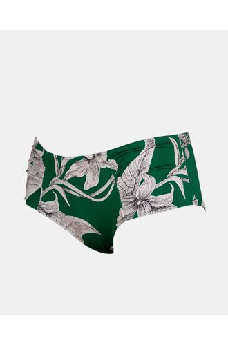 Γυναικείο Μαγιό hipster slip Rock Club - Lily print - Μπικίνι με σούρες - Regular Fit - Lycra