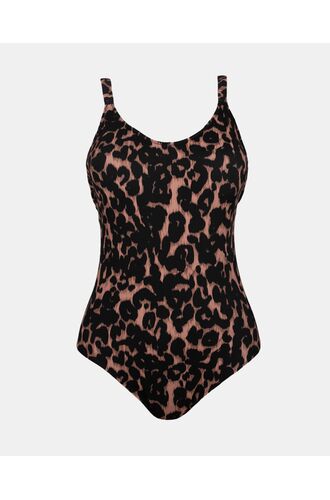 Γυναικείο μαγιό ολόσωμο Rock Club - Animal print - Comfort Line - Κανονικό - Regular Fit - Lycra
