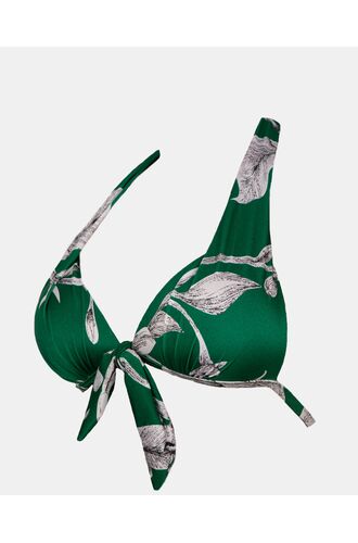 Γυναικείο Μαγιό Push Up τρίγωνο Rock Club - Lily print - Bikini - Regular Fit - Lycra - Cup B