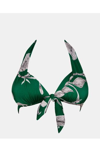 Γυναικείο Μαγιό Push Up τρίγωνο Rock Club - Lily print - Bikini - Regular Fit - Lycra - Cup B