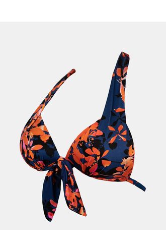 Γυναικείο Μαγιό Push Up τρίγωνο Rock Club - Orchid print - Bikini - Regular Fit - Lycra - Cup B
