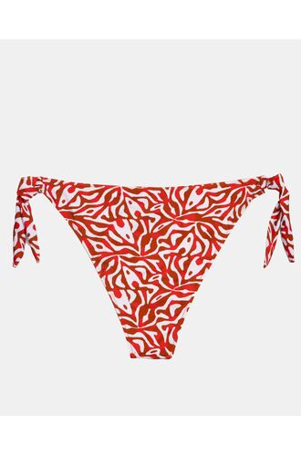 Γυναικείο Μαγιό slip Plus Size Rock Club - Corals Print - Μπικίνι δετό - Lycra