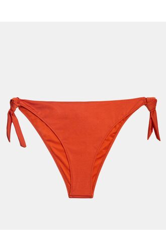 Γυναικείο Μαγιό slip Plus Size Rock Club - Terracotta - Μπικίνι δετό - Lycra