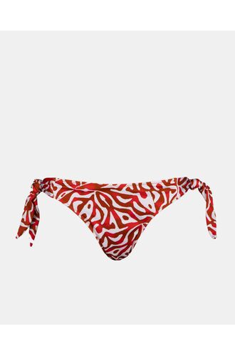 Γυναικείο Μαγιό σλιπ Rock Club - Corals Print - Μπικίνι με κορδόνι - Κανονικό - Regular Fit - Lycra