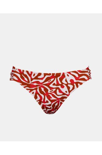 Γυναικείο Μαγιό slip Rock Club - Corals print - Μπικίνι με σούρες - Regular Fit - Lycra