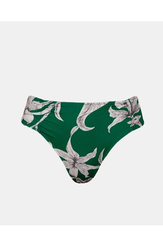 Γυναικείο Μαγιό slip Rock Club - Lily print - Μπικίνι με σούρες μπροστά - Regular Fit - Lycra