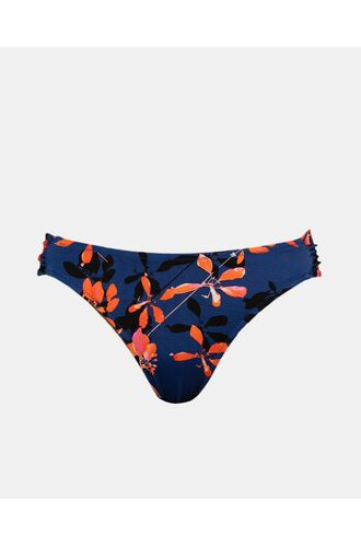 Γυναικείο Μαγιό slip Rock Club - Orchid print - Μπικίνι με σούρες - Regular Fit - Lycra