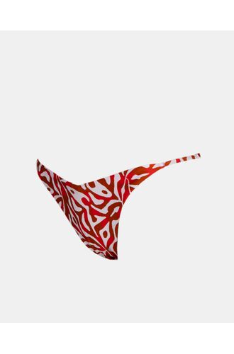 Γυναικείο Μαγιό slip Rock Club - Ψηλό κόψιμο - Corals Print - V σλιπ - Regular Fit - Lycra