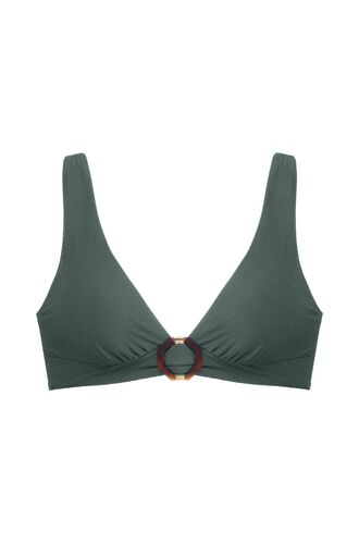 Γυναικείο μαγιό σουτιέν Dorina ELMINA - Χακί - Μπουστάκι - Regular Fit - Lycra