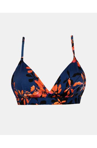 Γυναικείο Μαγιό top Rock Club - Orchid print - Bikini Τρίγωνο με Λάστιχο - Regular Fit - Lycra