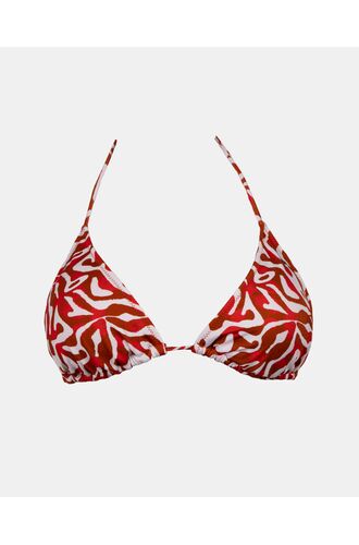 Γυναικείο Μαγιό τρίγωνο Rock Club - Corals print - Τοπ Bikini - Regular Fit - Lycra