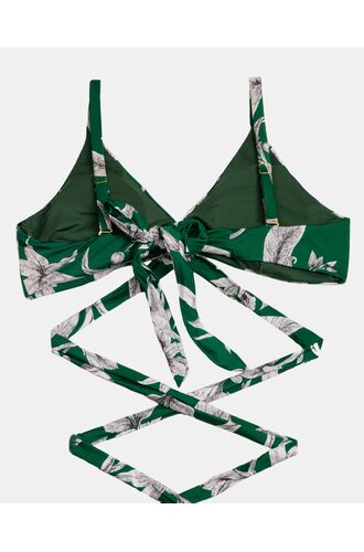 Γυναικείο Μαγιό τρίγωνο Rock Club - Lily με κρίκο - Τοπ Bikini - Plus Size - Lycra