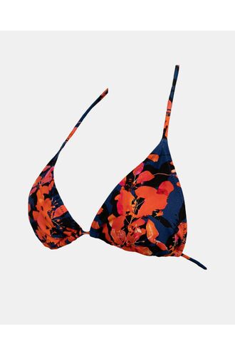 Γυναικείο Μαγιό τρίγωνο Rock Club - Orchid print - Τοπ Bikini - Plus Size - Lycra