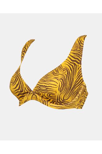 Γυναικείο Μαγιό top Rock Club - Siba print - Bikini για μεγάλο στήθος - Regular Fit - Lycra - Cup C D