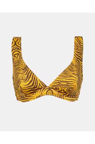 Γυναικείο Μαγιό top Rock Club - Siba print - Bikini για μεγάλο στήθος - Regular Fit - Lycra - Cup C D