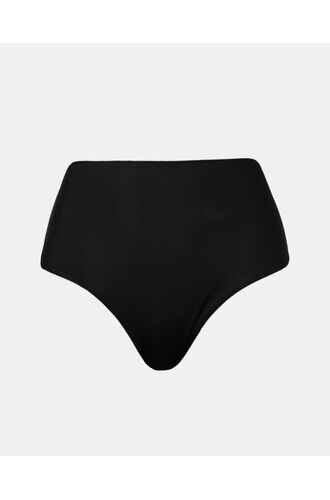 Γυναικείο Μαγιό Brazil slip Rock Club - Μαύρο - Κορσές - Ψηλόμεσο - Regular Fit - Lycra