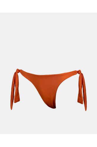 Γυναικείο Μαγιό Brazil Rock Club - Terracotta - Μπικίνι με κορδόνι - Regular Fit - Lycra