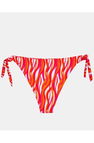 Γυναικείο Μαγιό slip Plus Size Rock Club - Waves Print - Μπικίνι δετό - Lycra