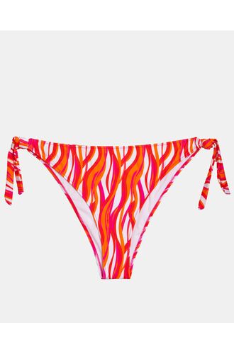 Γυναικείο Μαγιό slip Plus Size Rock Club - Waves Print - Μπικίνι δετό - Lycra