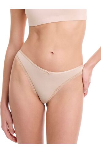 Γυναικείο Στρίγκ Walk - Μπεζ string - Δαντέλα - Regular Fit - Lycra