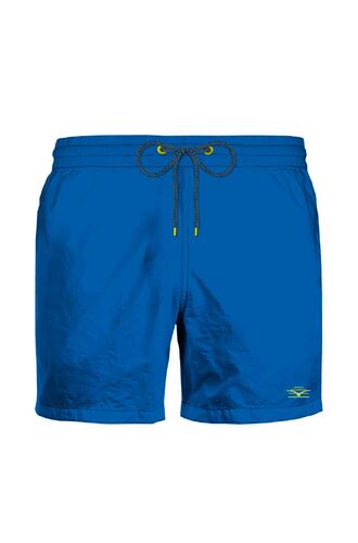 Ανδρικό Μαγιό Johnny Brasco - Μπλε ανοιχτό Shorts - Σχέδιο με λογότυπο - Plus size