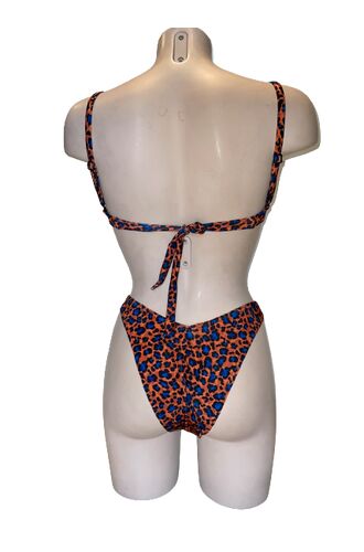 Γυναικείο μαγιό σετ ALICE - Μπικίνι Top - Σλιπ Ψιλόμεσο - Animal Print