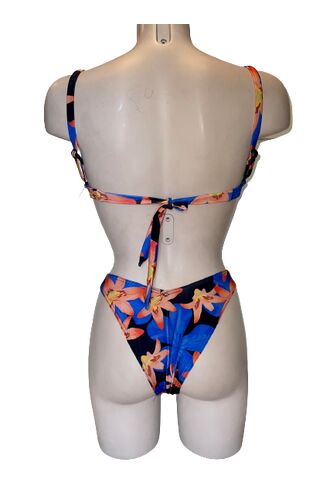 Γυναικείο μαγιό σετ ALICE - Μπικίνι Top - Σλιπ Ψιλόμεσο - Floral