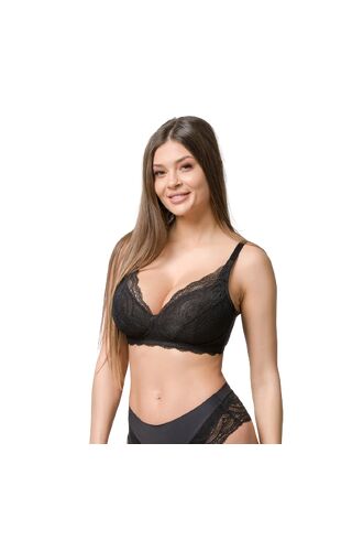 Σουτιέν  Luna Perfect Fit - Μαύρο Χωρίς ενίσχυση - Τέλειο Κράτημα - Χωρίς Μπανέλα