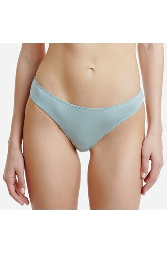 Γυναικείο slip Walk - Μονόχρωμο Brief από ίνες bamboo - 2 pack