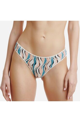 Γυναικείο slip Walk - Multicolor Brief από ίνες bamboo - 2 pack