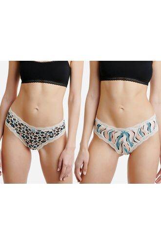 Γυναικείο brazil slip Walk - Animal Brief από ίνες bamboo - 2 pack