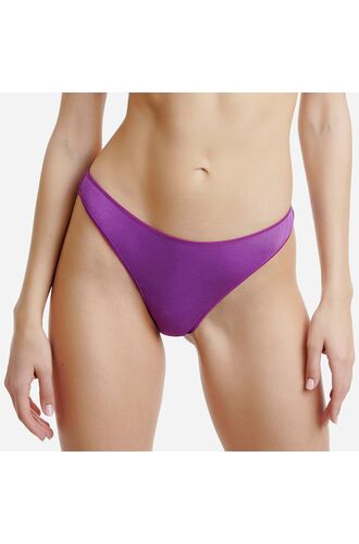 Γυναικείο brazil slip Walk - Μονόχρωμο Brief από ίνες bamboo - 2 pack