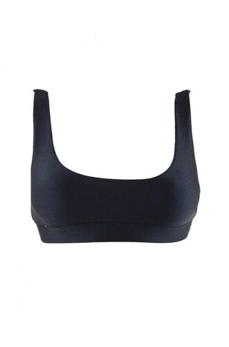 Μαγιό αθλητικό Rock Club - Μαύρο γυαλιστερό - Μπουστάκι