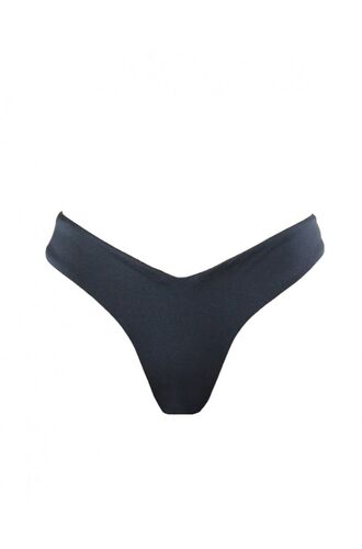 Μαγιό slip Rock Club - Ψηλό κόψιμο - Μαύρο - Mix and Match σλιπ