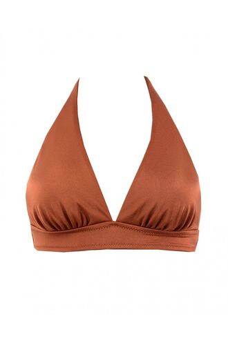 Μαγιό τρίγωνο Rock Club - Bronze τοπ Bikini - Μεγάλο στήθος