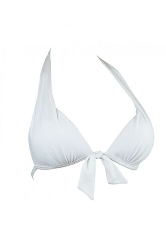 Μαγιό τρίγωνο Rock Club - Λευκό - Bikini top - Push Up - Ενίσχυση