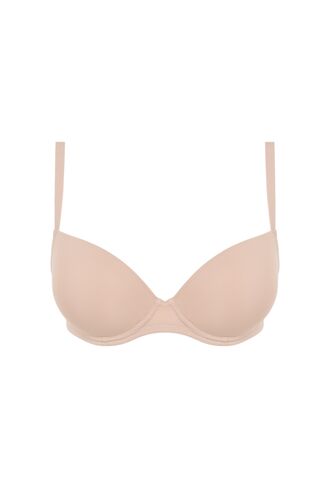 Γυναικείο Σουτιέν Push Up Promise -  Μπεζ - Laser Cut - Regular Fit - Polyester - Cup B C