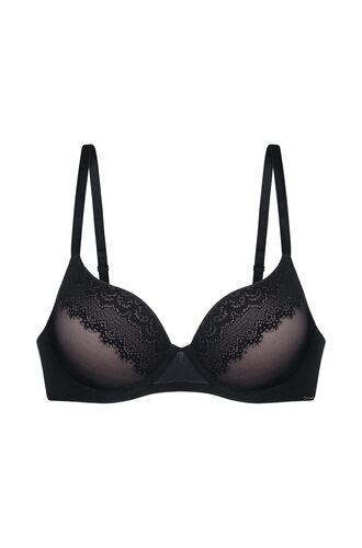 Σουτιέν Dorina BRINLEY - Μαύρο Push Up - Δαντέλα - Cup B - Polyamide - Regular Fit