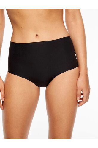 Ψηλόμεσο Hipster slip Promise - Μαύρο - Ελαστικό - Χωρίς ραφές - One Size - 2 Pack