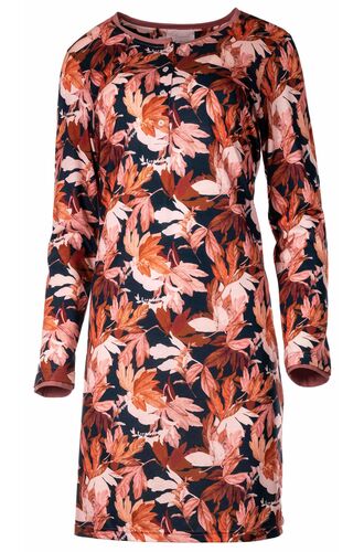 Γυναικείο Νυχτικό Pink Label - Μαύρο - Floral