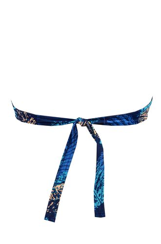 Μαγιό Strapless Rock Club - Fern print - Bikini push-up - Cup B