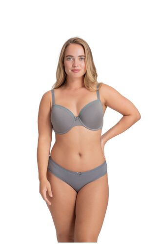 Γυναικείο Hipster Slip Dorina Lila - Γκρι - Cotton